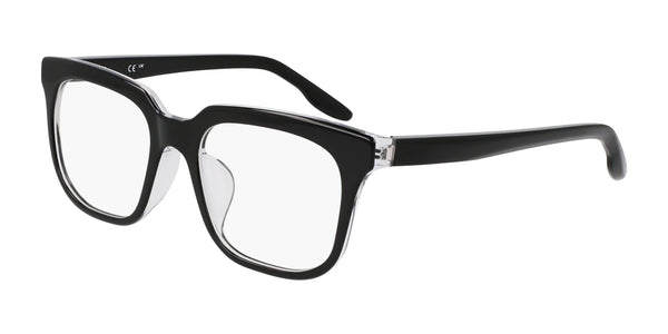 Nike 7167LB Eyeglasses | Size 52 / Black/Crystal Clear