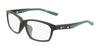 Nike 7017LB Eyeglasses | Size 57 / Matte Black/Atomic Teal