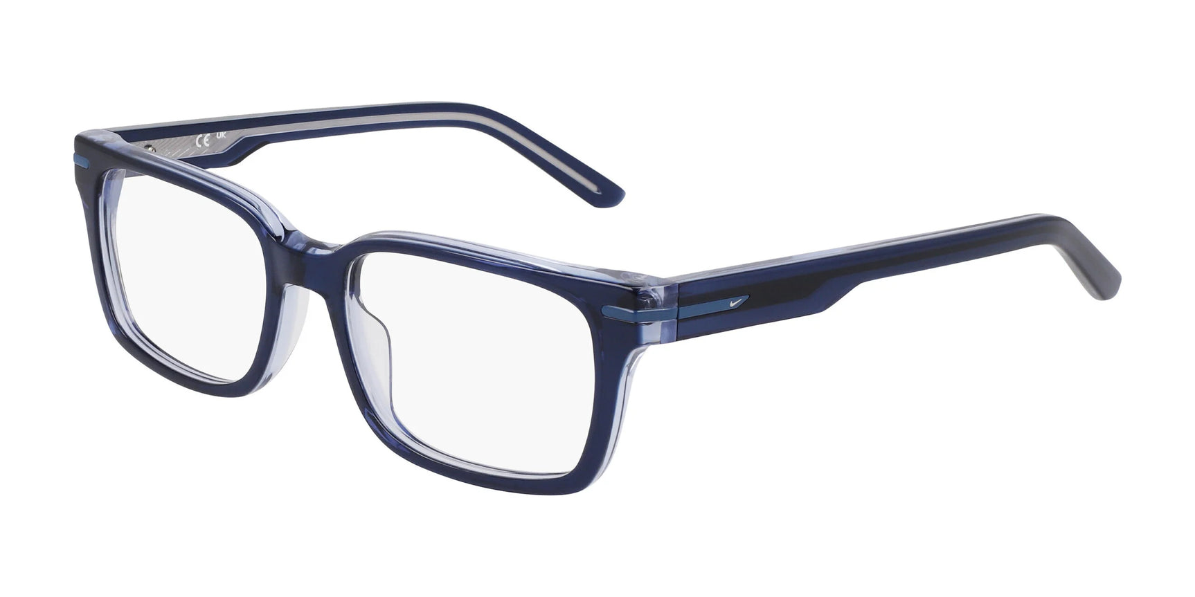 Nike 7174 Eyeglasses Navy / Blue Laminate Nike 7174 Eyeglasses Navy / Blue Laminate