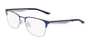 Nike 4644 Eyeglasses / Matte Midnight Navy/Silver / Size 48