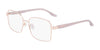 Nike 8401 Eyeglasses | Size 53 / Shiny Rose Gold/Platinum Viole