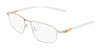 Nike 6067 Eyeglasses | Size 55 / Satin Silver/Light Silver