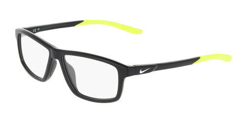 Nike 5060 Eyeglasses / Size 52 / Matte Black/Volt