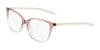 Nike 7228 Eyeglasses / Taupe Grey/Plat Violet Fade / Size 54
