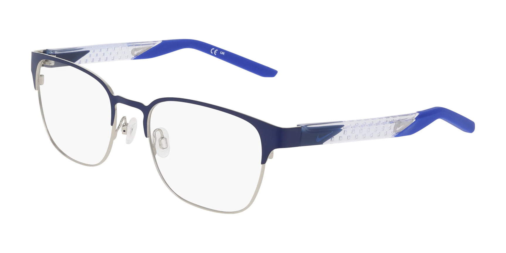 Nike 8156 Eyeglasses Matte Blue Void / Silver Nike 8156 Eyeglasses Matte Blue Void / Silver