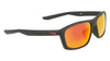 Nike MORPH FD5102 Sunglasses | Size 59 / Matte Black/Red Mirror
