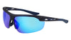Nike WINDTRACK FV2398 Sunglasses | Size 50 / Matte Obsidian / Blue Mirror