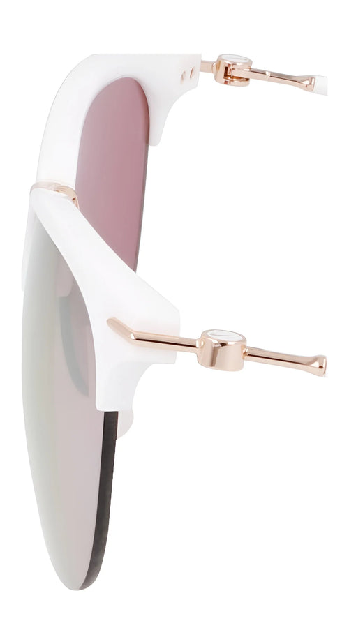 Nike DIVOT EV24039 Sunglasses / Size 54 / Summit White/Course Tint