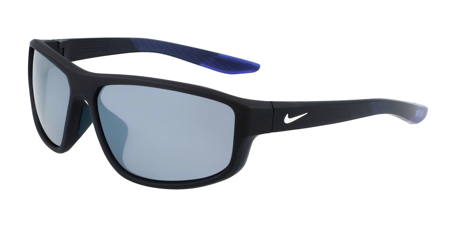 Nike BRAZEN FUEL DJ0805 Sunglasses Matte Obsidian / Grey-Silver Fla Nike BRAZEN FUEL DJ0805 Sunglasses Matte Obsidian / Grey-Silver Fla