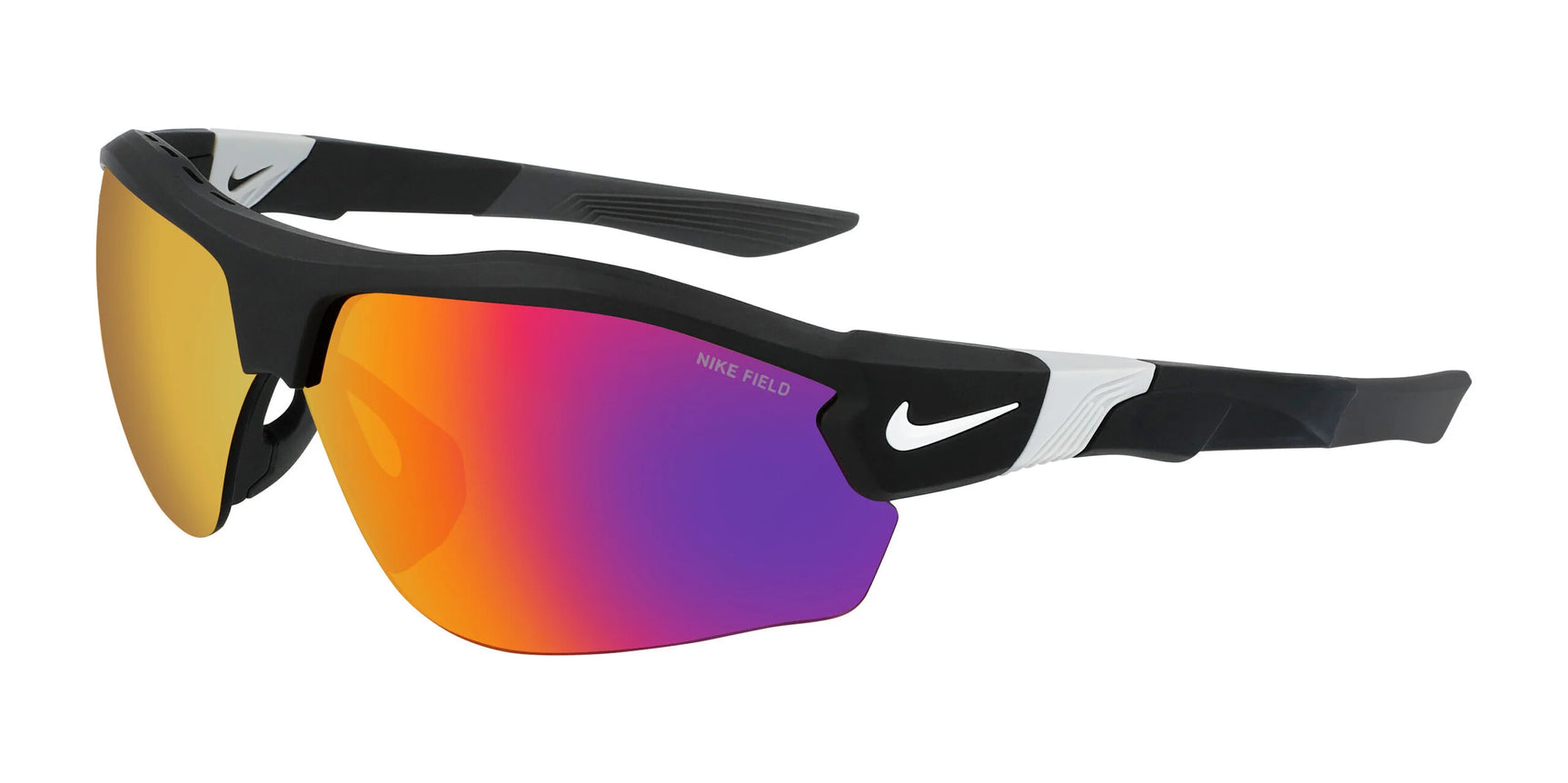 Nike SHOW X3 DJ2032 Sunglasses Matte Black / White / Field Tint Nike SHOW X3 DJ2032 Sunglasses Matte Black / White / Field Tint