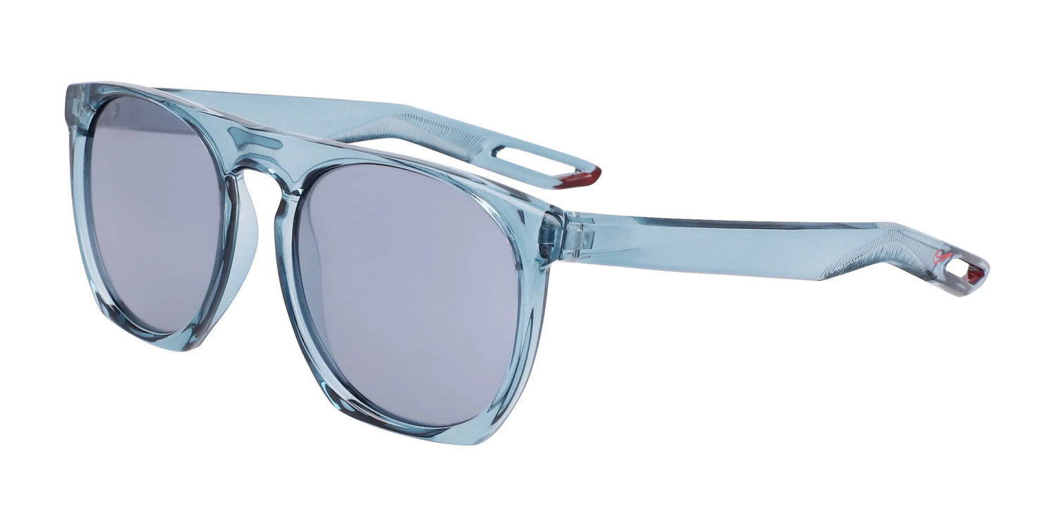 Nike FLATSPOT XXII DV2258 Sunglasses Worn Blue / Silver Flash Nike FLATSPOT XXII DV2258 Sunglasses Worn Blue / Silver Flash