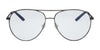 Nike CHANCE BL FB9688 Eyeglasses | Size 61 / Gold/Blue Light