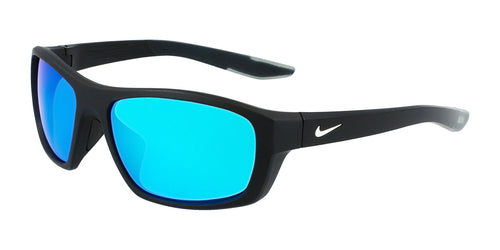 Nike BRAZEN BOOST FJ1978 Sunglasses / Size 57 / Matte Black / Grey / Blue