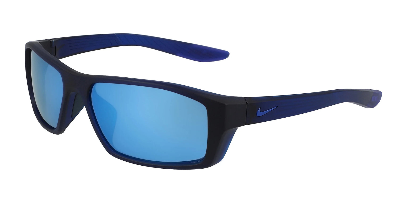 Nike BRAZEN SHADOW FJ1987 Sunglasses Matte Dk Obsidian / Frzn Blue Mi Nike BRAZEN SHADOW FJ1987 Sunglasses Matte Dk Obsidian / Frzn Blue Mi