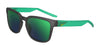 Nike LIVEFREE ICONIC EV24012 Sunglasses | Size 54 / Matte Black/Green Mirror