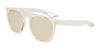 Nike FLATSPOT XXII DV2259 Sunglasses | Size 52 / Coconut Milk/Gold Mirror