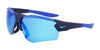 Nike CLOAK DUO EV24036 Sunglasses | Size 71 / Matte Obsidian/Blue Mirror