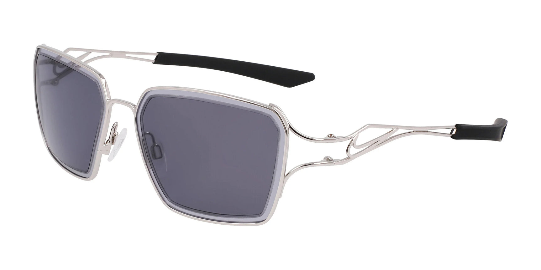 Nike VEIL PRISM EV24049 Sunglasses Silver / Grey / Light Grey Nike VEIL PRISM EV24049 Sunglasses Silver / Grey / Light Grey