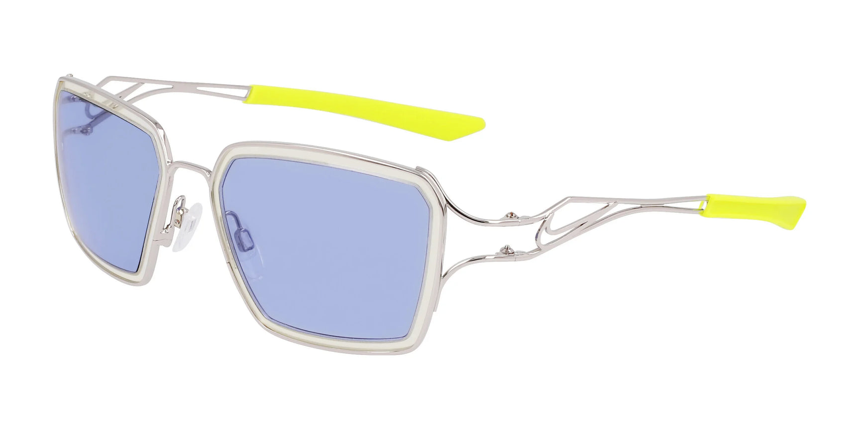 Nike VEIL PRISM EV24049 Sunglasses Silver / Blue / Yellow Nike VEIL PRISM EV24049 Sunglasses Silver / Blue / Yellow