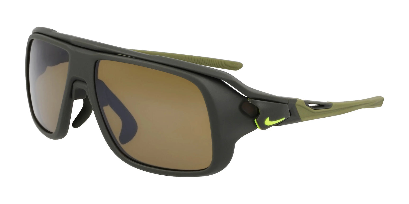 Nike FLYFREE SOAR EV24002 Sunglasses Mat Sequoia / Terrain / Lumalens Volt Nike FLYFREE SOAR EV24002 Sunglasses Mat Sequoia / Terrain / Lumalens Volt