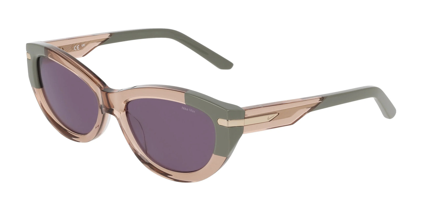 Nike CRESCENT FAWN IH0918X Sunglasses Sand / Green Nike CRESCENT FAWN IH0918X Sunglasses Sand / Green