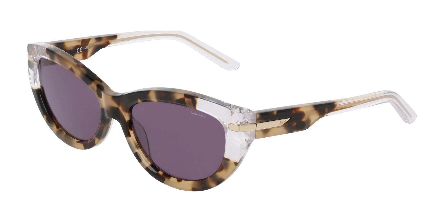 Nike CRESCENT FAWN IH0918X Sunglasses Khaki Tortoise / Violet Nike CRESCENT FAWN IH0918X Sunglasses Khaki Tortoise / Violet