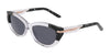 Nike CRESCENT FAWN IH0918X Sunglasses | Size 55 / Clear/Grey