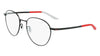 Nike 6079AF Eyeglasses / Black / University Red / Size 54