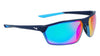 Nike CLASH DD1225 Sunglasses / Midnight Navy / Turq Mirror / Size 70