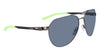Nike CLUB NINE DQ0799 Sunglasses / Satin Black / Dark Grey / Size 60