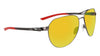 Nike CLUB NINE DQ0922 Sunglasses / Satin Gunmetal / Polar Bwn Orage / Size 60