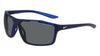 Nike WINDSTORM CW4674 Sunglasses / Matte Midnight Navy / Grey / Slvr / Size 65