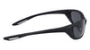 Nike ZONE DZ7356 Sunglasses / Matte Black / Dark Grey / Clear / Size 66