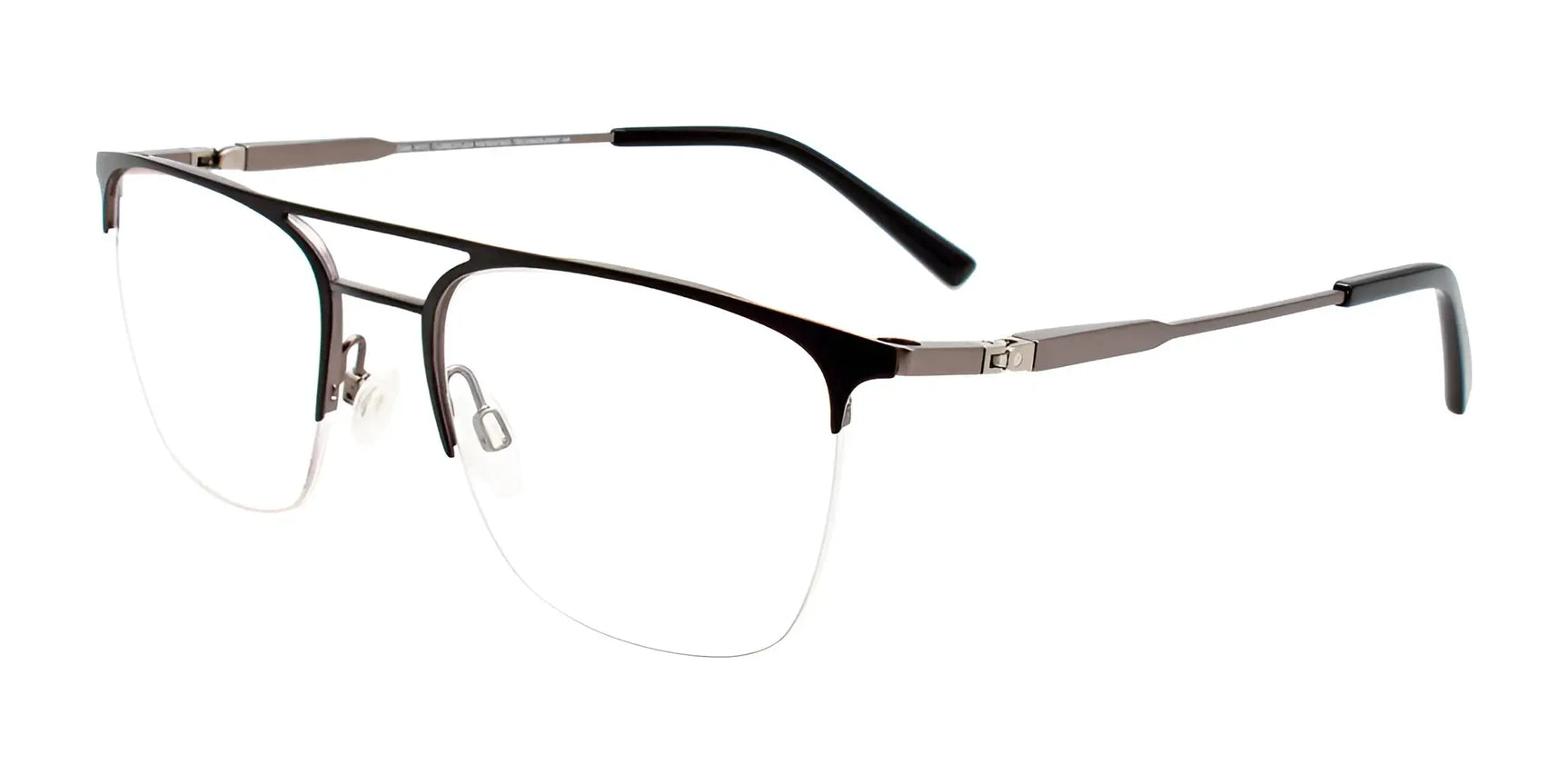 OAK NYC O3008 Eyeglasses with Clip-on Sunglasses Matt Black OAK NYC O3008 Eyeglasses with Clip-on Sunglasses Matt Black
