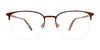 OAK NYC O3011 Eyeglasses with Clip-on Sunglasses | Size 54 / Matt Black