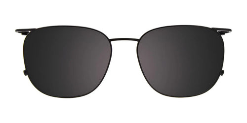 OAK NYC O3011 Eyeglasses with Clip-on Sunglasses / Size 54 / Matt Black