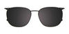 OAK NYC O3011 Eyeglasses with Clip-on Sunglasses | Size 54 / Clip Only (Color №090)