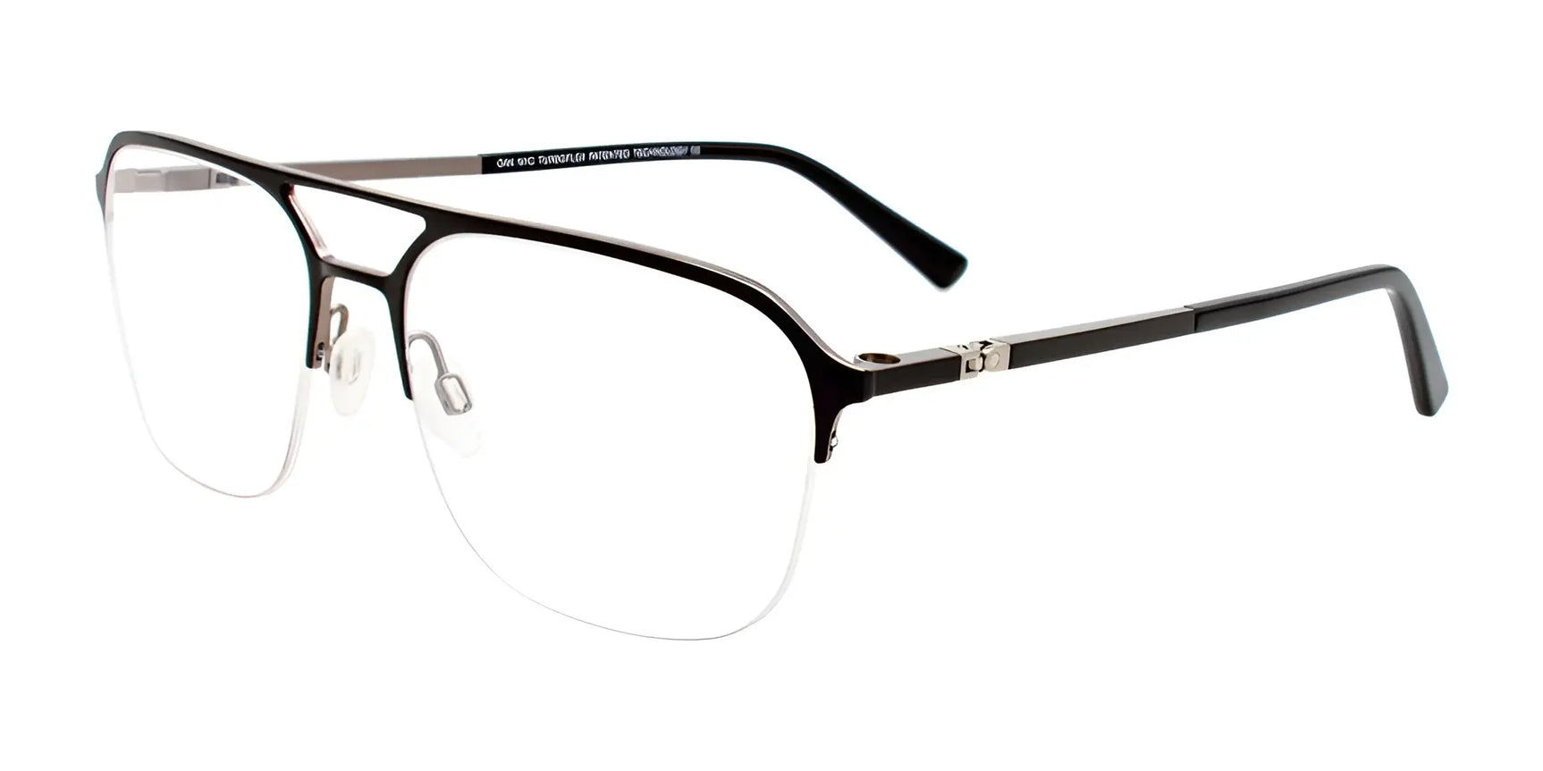 OAK NYC O3012 Eyeglasses with Clip-on Sunglasses Matt Black OAK NYC O3012 Eyeglasses with Clip-on Sunglasses Matt Black