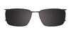 OAK NYC O3013 Eyeglasses with Clip-on Sunglasses | Size 58 / Clip Only (Color №020)