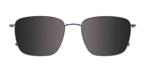 OAK NYC O3015 Eyeglasses with Clip-on Sunglasses / Size 55 / Blue & Green Gradient/Blue