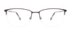 OAK NYC O3016 Eyeglasses with Clip-on Sunglasses | Size 53 / Br Sat Brn & St/Steel & Tort