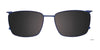 OAK NYC O3016 Eyeglasses with Clip-on Sunglasses | Size 53 / Clip Only (Color №050)