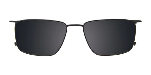 OAK NYC O3019 Eyeglasses with Clip-on Sunglasses / Size 52 / Black & Blue