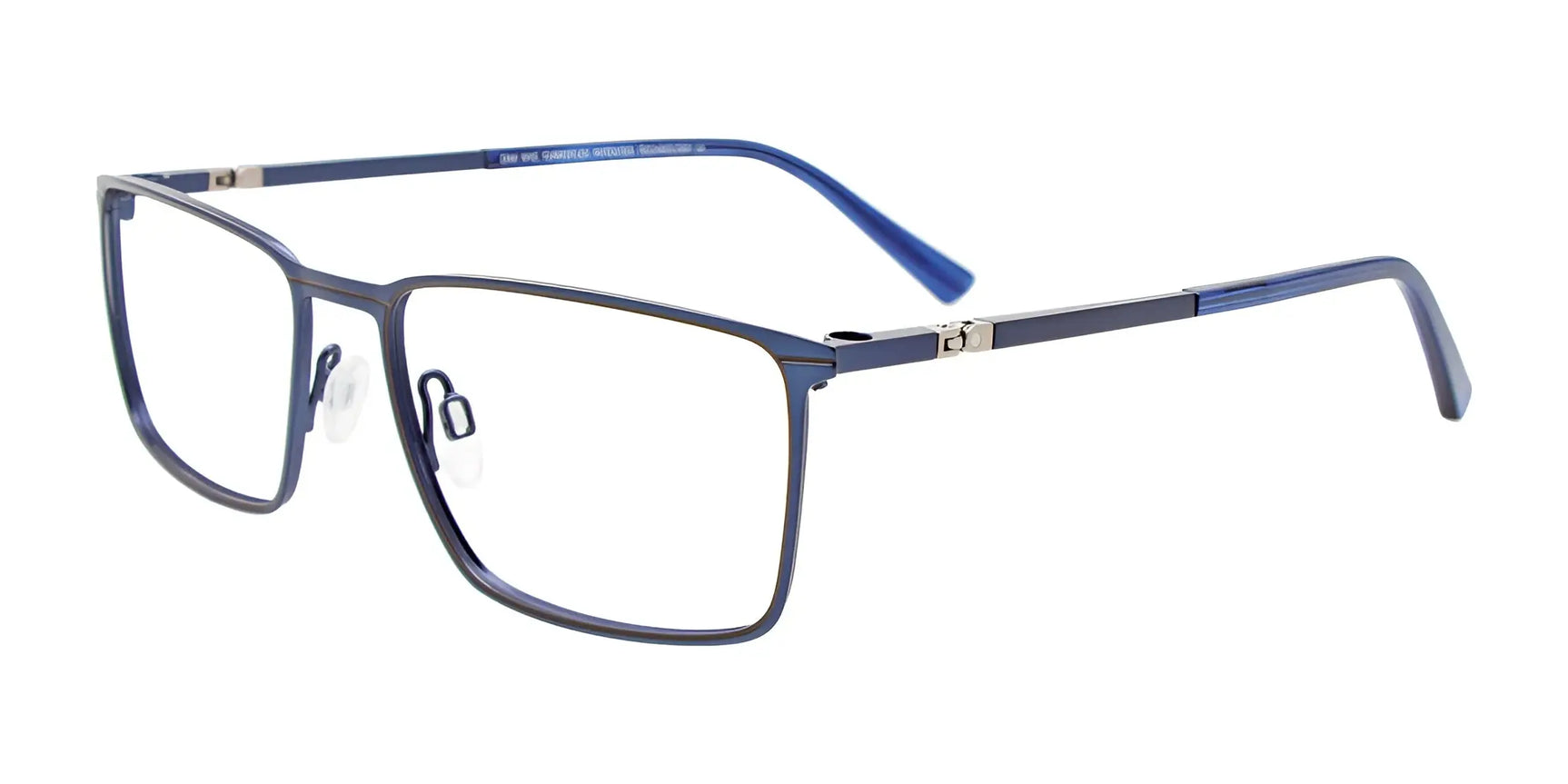 OAK NYC O3020 Eyeglasses with Clip-on Sunglasses Blue & Black OAK NYC O3020 Eyeglasses with Clip-on Sunglasses Blue & Black