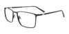 OAK NYC O3020 Eyeglasses with Clip-on Sunglasses | Size 54 / Black & Brown