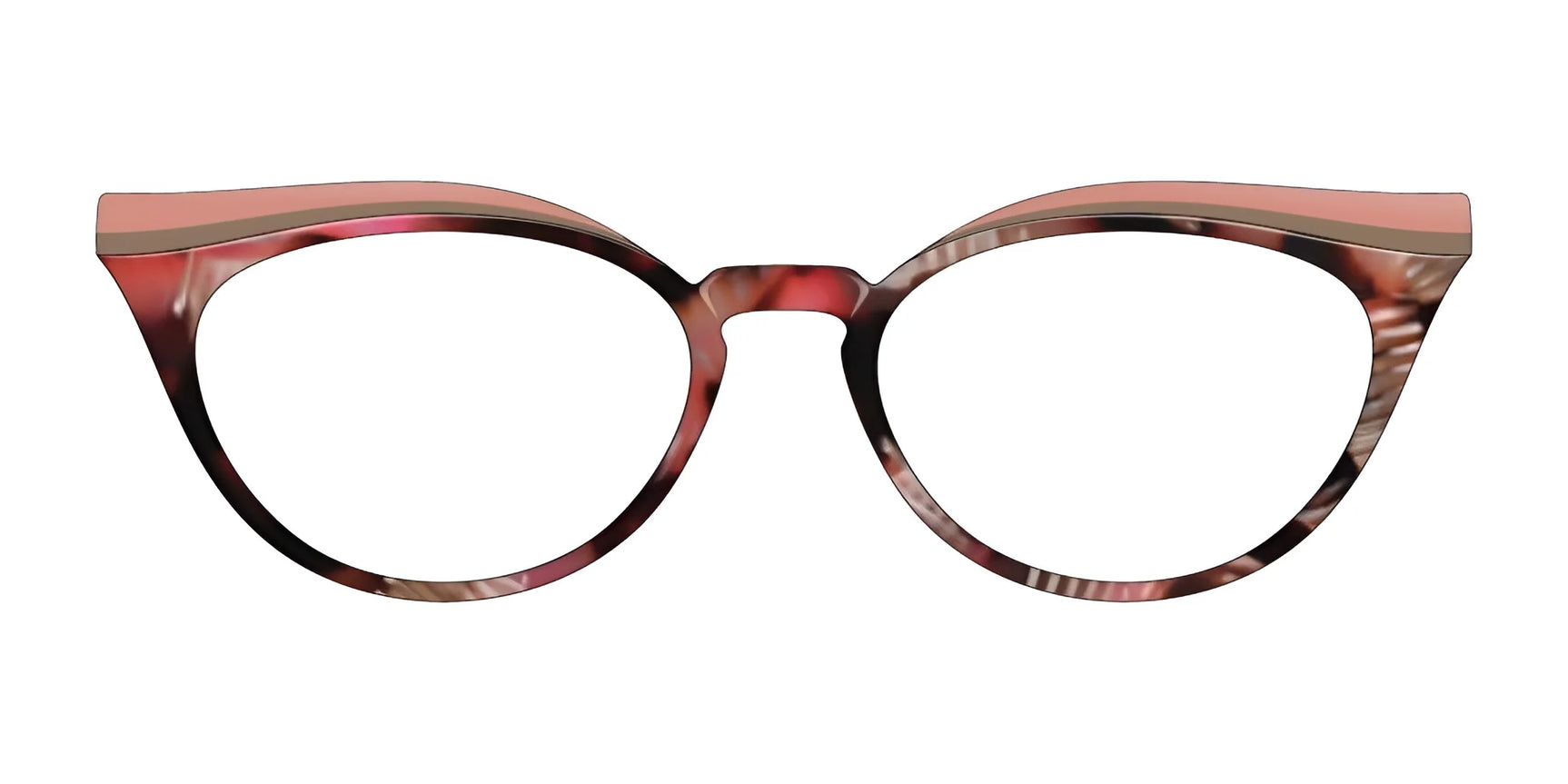 OGI BIG BABE Eyeglasses Rose Tortoise OGI BIG BABE Eyeglasses Rose Tortoise