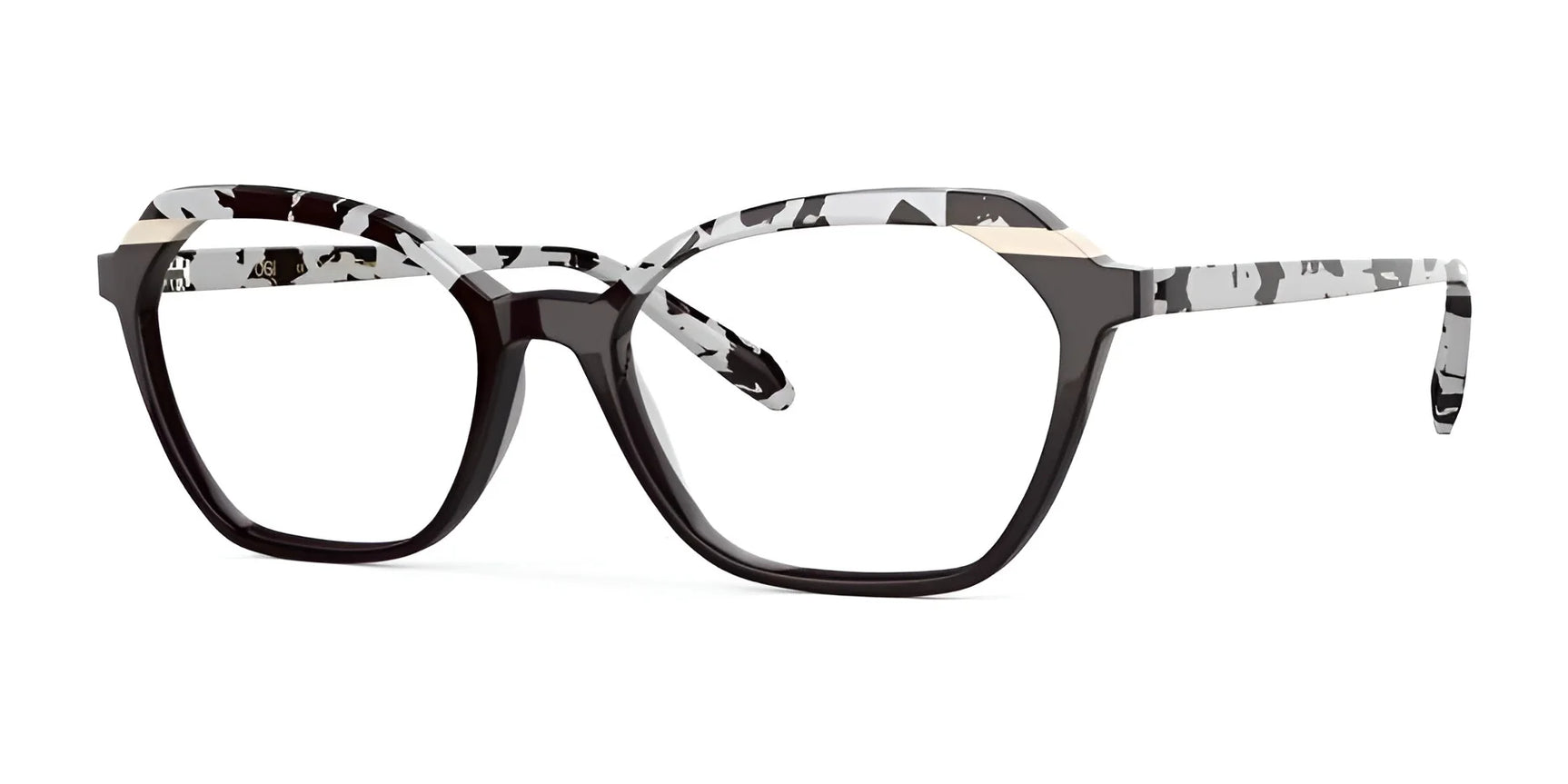 OGI BULLSEYE Eyeglasses Black Tortoise OGI BULLSEYE Eyeglasses Black Tortoise