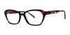 OGI BUTTER QUEEN Eyeglasses | Size 53 / Black Red Tortoise