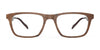 OGI CERTAINLY Eyeglasses | Size 56 / Green Tortoise Stripe
