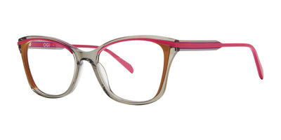 OGI COZY Eyeglasses Grey Gum Crystal